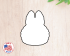 Labubu Head Cookie Cutter. POP Mart Cookie Cutter. Toy Cookie Cutter