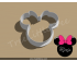 Minnie Mouse Cookie Cutter. Cartoon Cookie Cutter. Disney Cookie Cutter