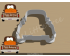 Pumpkin Truck Style 1 Cookie Cutter. Thanksgiving Cookie Cutter. Fall Season Cookie Cutter. 