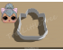 Kitty Queen Cookie Cutter. LOL Dolls Cookie Cutter