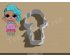 Splash Queen Full Body Cookie Cutter. LOL Dolls Cookie Cutter