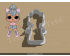 Kitty Queen Full Body Cookie Cutter. LOL Dolls Cookie Cutter