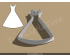 Wedding Dress Style 3 Cookie Cutter. Wedding Cookie Cutter