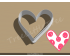 Cute Heart Style 2 Cookie Cutter. Valentine's day Cookie Cutter