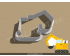 Excavator Cookie Cutter. Car Cookie Cutter. Construction Truck Cookie Cutter