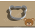 Bear Head Cookie Cutter. Cartoon Cookie Cutter