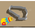 Circus Cannon Cookie Cutter. Baby Shower Cookie Cutter. Circus Baby Cookie Cutter