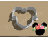 Floral Mickey Cookie Cutter. Cartoon Cookie Cutter. Disney Cookie Cutter