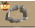 Apple Ruler Plaque Cookie Cutter. School/Grad Cookie Cutter