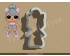 Kitty Queen Full Body Cookie Cutter. LOL Dolls Cookie Cutter