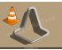 Construction Cone Cookie Cutter. Car Cookie Cutter