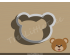 Bear Head Cookie Cutter. Cartoon Cookie Cutter