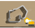 Excavator Cookie Cutter. Car Cookie Cutter. Construction Truck Cookie Cutter