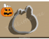 Snoopy on Pumpkin Cookie Cutter. Fall Season Cookie Cutter. Thanksgiving Cookie Cutter. Halloween Cookie Cutter