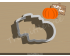 Pumpkin Rustic Sign Cookie Cutter. Fall Season Cookie Cutter. Thanksgiving Cookie Cutter