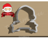 Santa Claus Banner Cookie Cutter. Christmas Cookie Cutter