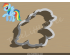 Rainbow Dash Cookie Cutter. My Little Pony Cookie Cutter.  Cartoon Cookie Cutter