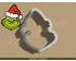 Christmas Grinch Cookie Cutter. Christmas Cookie Cutter