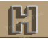 Letter H Cookie Cutter. Alphabet Cookie Cutter