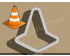 Construction Cone Cookie Cutter. Car Cookie Cutter