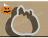 Snoopy on Pumpkin Cookie Cutter. Fall Season Cookie Cutter. Thanksgiving Cookie Cutter. Halloween Cookie Cutter