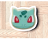 Bulbasaur Head Cookie Cutter. Pokemon Cookie Cutter