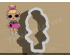 Sis Swing Full Body Cookie Cutter. LOL Dolls Cookie Cutter