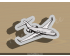 Airplane Style 2 Cookie Cutter. Car Cookie Cutter