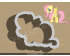 Fluttershy Cookie Cutter. My Little Pony Cookie Cutter.  Cartoon Cookie Cutter