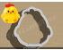 Baby Chick Cookie Cutter. Animal Cookie Cutter. Farm Animal Cookie Cutter