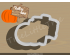 Pumpkin Rustic Sign Cookie Cutter. Fall Season Cookie Cutter. Thanksgiving Cookie Cutter