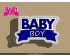 Baby Plaque Cookie Cutter. Baby Shower Cookie Cutter