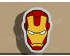 Iron Man Head Cookie Cutter. Super Hero Cookie Cutter