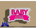 Baby Plaque Cookie Cutter. Baby Shower Cookie Cutter