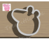 Peppa Pig Cookie Cutter. Cartoon Cookie Cutter