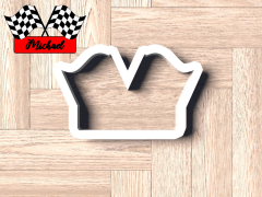 Race Car Flag Plaque Cookie Cutter