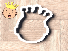 Baby With Crown Cookie Cutter