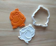 Psyduck Cookie Cutter and Stamp Set