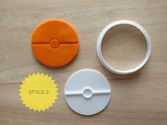Pokeball Cookie Cutter and Stamp Set