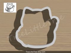 Japanese Fortune Cat Cookie Cutter