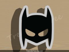 Batman Mask Logo Cookie Cutter