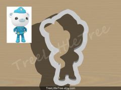 Captain Barnacles Bear Cookie Cutter