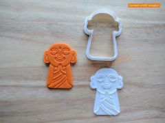 Japanese Monk Cookie Cutter and Stamp Set