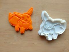 Eevee Cookie Cutter and Stamp Set