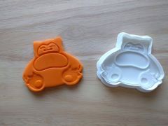 Snorlax Cookie Cutter and Stamp Set
