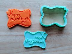 Valentine's Day Frame Cookie Cutter and Stamp Set