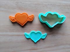 Flying Heart Cookie Cutter and Stamp Set