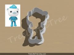 Captain Barnacles Bear Cookie Cutter