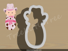 Cowboy Head Cookie Cutter