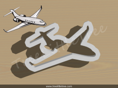Airplane Style 1 Cookie Cutter